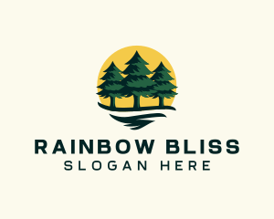 Pine Tree Forest logo design