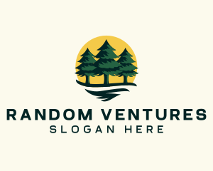 Pine Tree Forest logo design