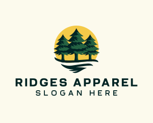 Pine Tree Forest logo design