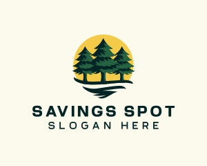 Pine Tree Forest logo design