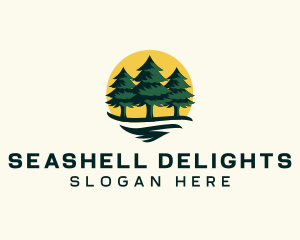 Pine Tree Forest logo design