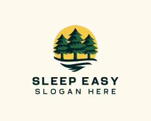 Pine Tree Forest logo design