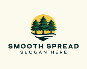 Pine Tree Forest logo design