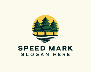 Pine Tree Forest logo design