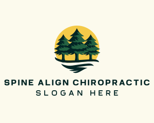 Pine Tree Forest logo design