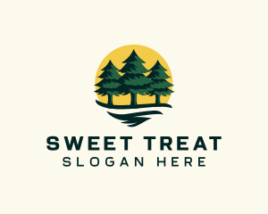 Pine Tree Forest logo design