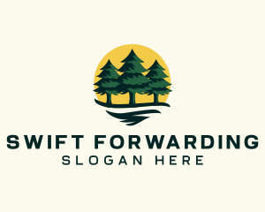 Pine Tree Forest logo design