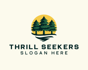 Pine Tree Forest logo design