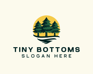 Pine Tree Forest logo design