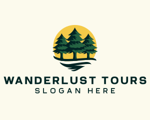 Pine Tree Forest logo design