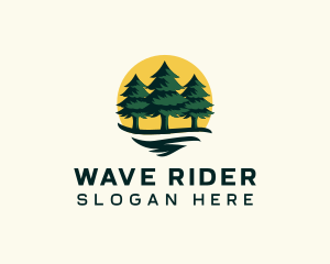 Pine Tree Forest logo design