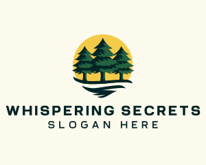 Pine Tree Forest logo design