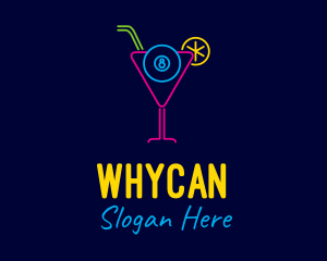 Nightclub - Billiard Cocktail Bar logo design