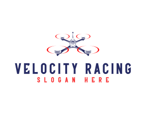 Drone Camera Racing logo design