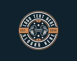 Weight - Weightlifting Gym Training logo design