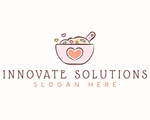 Dessert - Baking Mixing Bowl logo design