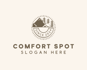 Mountain Forest Camp logo design