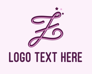 Hollywood - Star Letter Z logo design