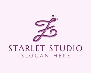 Actress - Magic Star Letter Z logo design