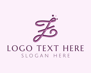 Talent Agency - Magic Star Letter Z logo design