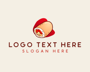 West Virginia - Pepperoni Roll Sandwich logo design