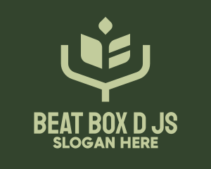 Simple Angular Plant Logo