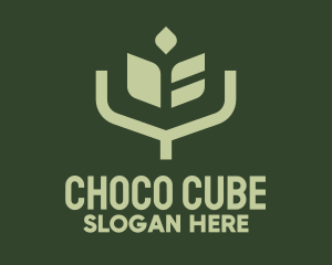 Natural Product - Simple Angular Plant logo design