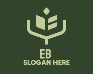 Angular - Simple Angular Plant logo design