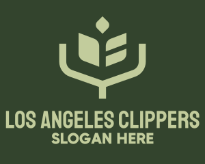 Gardener - Simple Angular Plant logo design