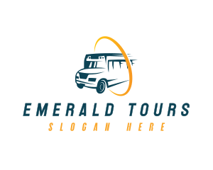 Automotive Bus Vehicle logo design