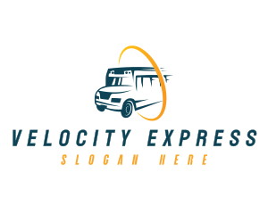 Automotive Bus Vehicle logo design