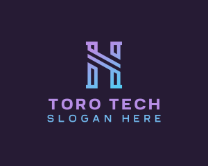 Multimedia Tech Startup logo design