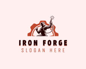 Industrial Welder Contractor logo design