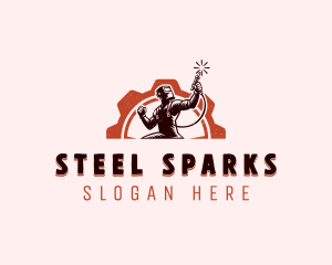 Welder - Industrial Welder Contractor logo design