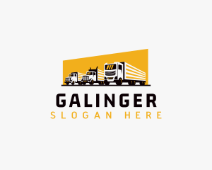 Truck Courier Cargo Logo