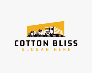 Truck Courier Cargo logo design