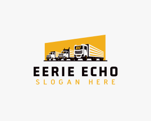 Truck Courier Cargo logo design