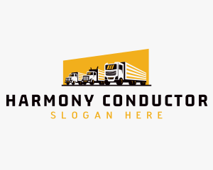 Truck Courier Cargo logo design