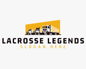 Truck Courier Cargo logo design