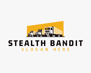 Truck Courier Cargo logo design