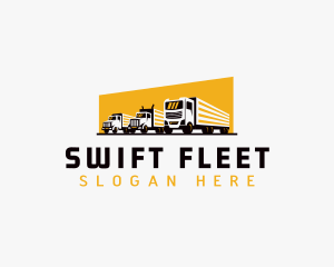 Fleet - Truck Courier Cargo logo design