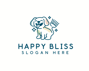 Dog Clean Sweeper logo design