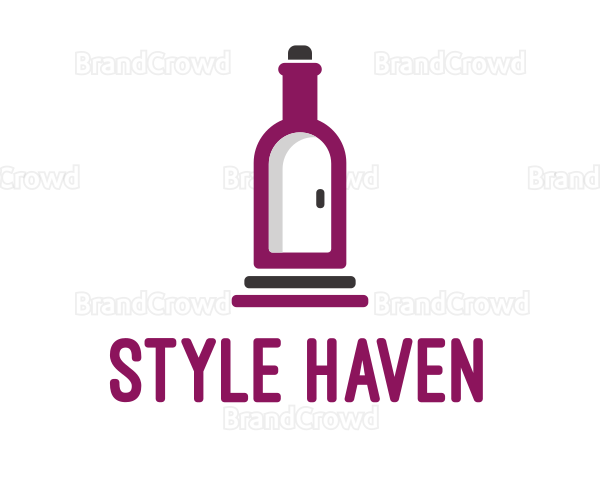 Wine Bottle Cellar Door Logo