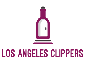 Wine Bottle Cellar Door logo design