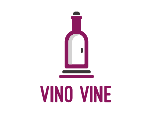 Wine - Wine Bottle Cellar Door logo design