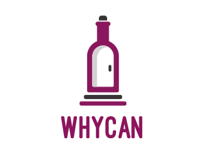 Beverage - Wine Bottle Cellar Door logo design