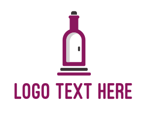 Wine Bottle Cellar Door Logo