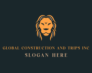 Jungle Wild Lion logo design