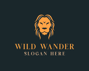 Jungle Wild Lion logo design