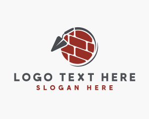 Tools - Masonry Bricklaying Contractor logo design